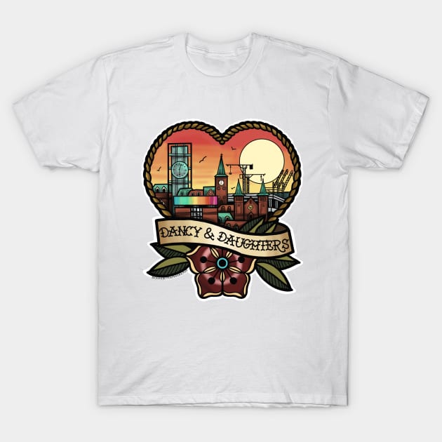 In the Heart of Aarhus T-Shirt by Nickdancytattoo